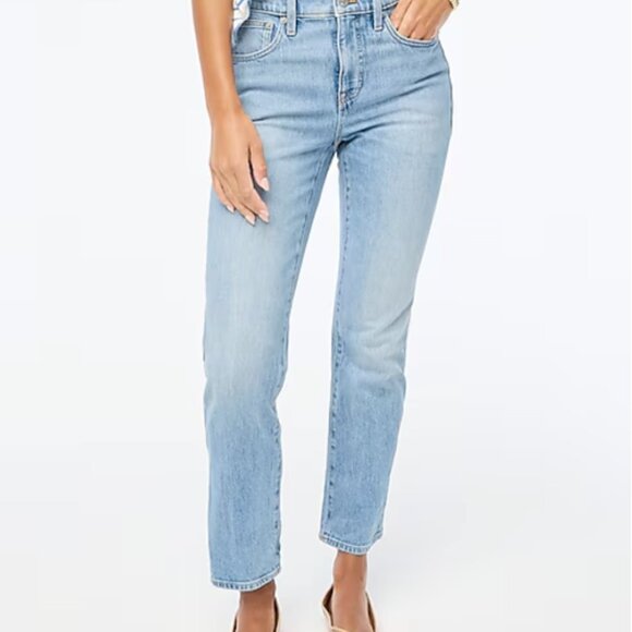 J. Crew factory Petite slim boyfriend jean in all-day stretch - Picture 1 of 7